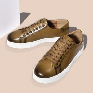 Zapatillas Urbanas Miel Retro Hombre