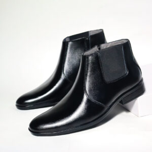Botines Casuales Negro Chelsea Hombre