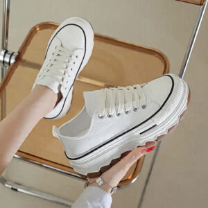 Zapatillas Canvas Blanco Pform Mujer
